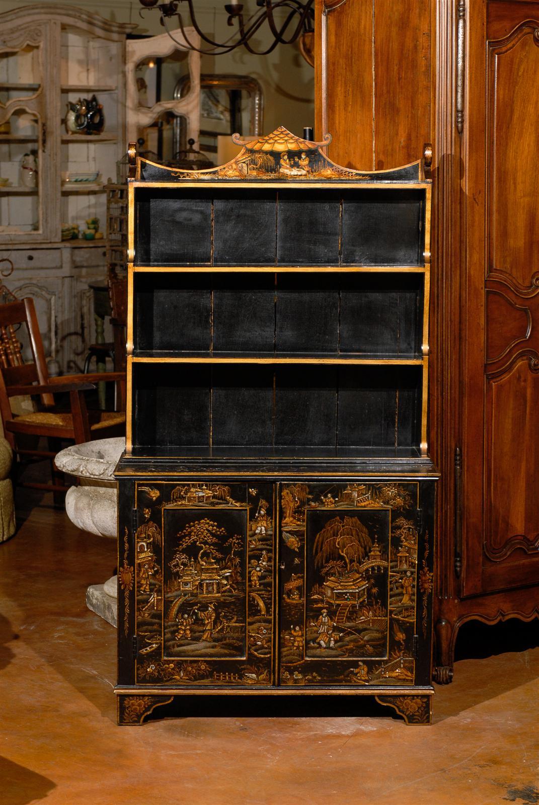 English Chinoiserie Cabinet 4
