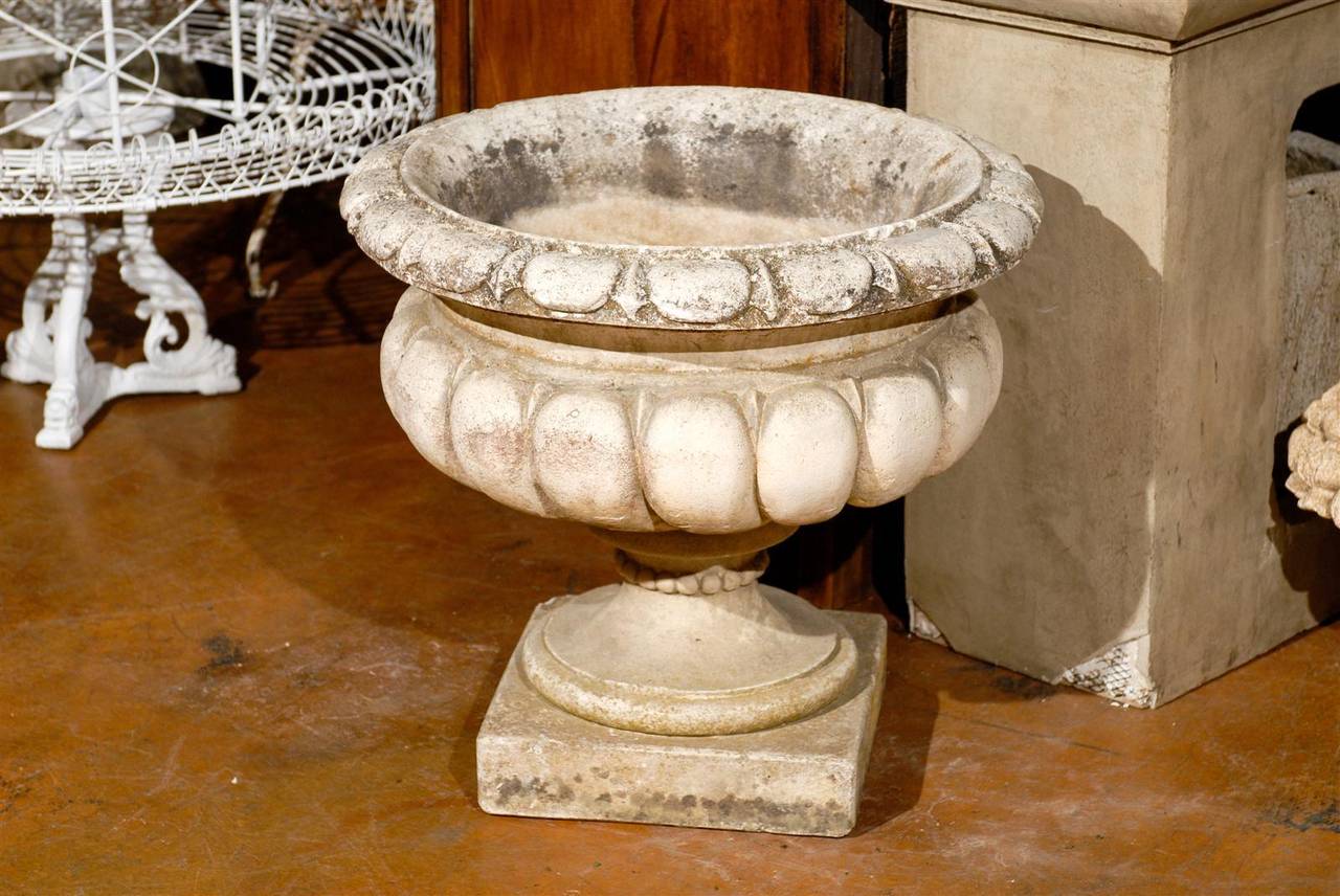 Pair of large stone urns found in a country manor in Avignon, France.