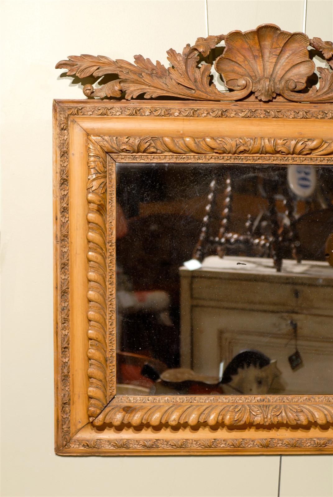 19th Century George II Style Giltwood Mirror 2