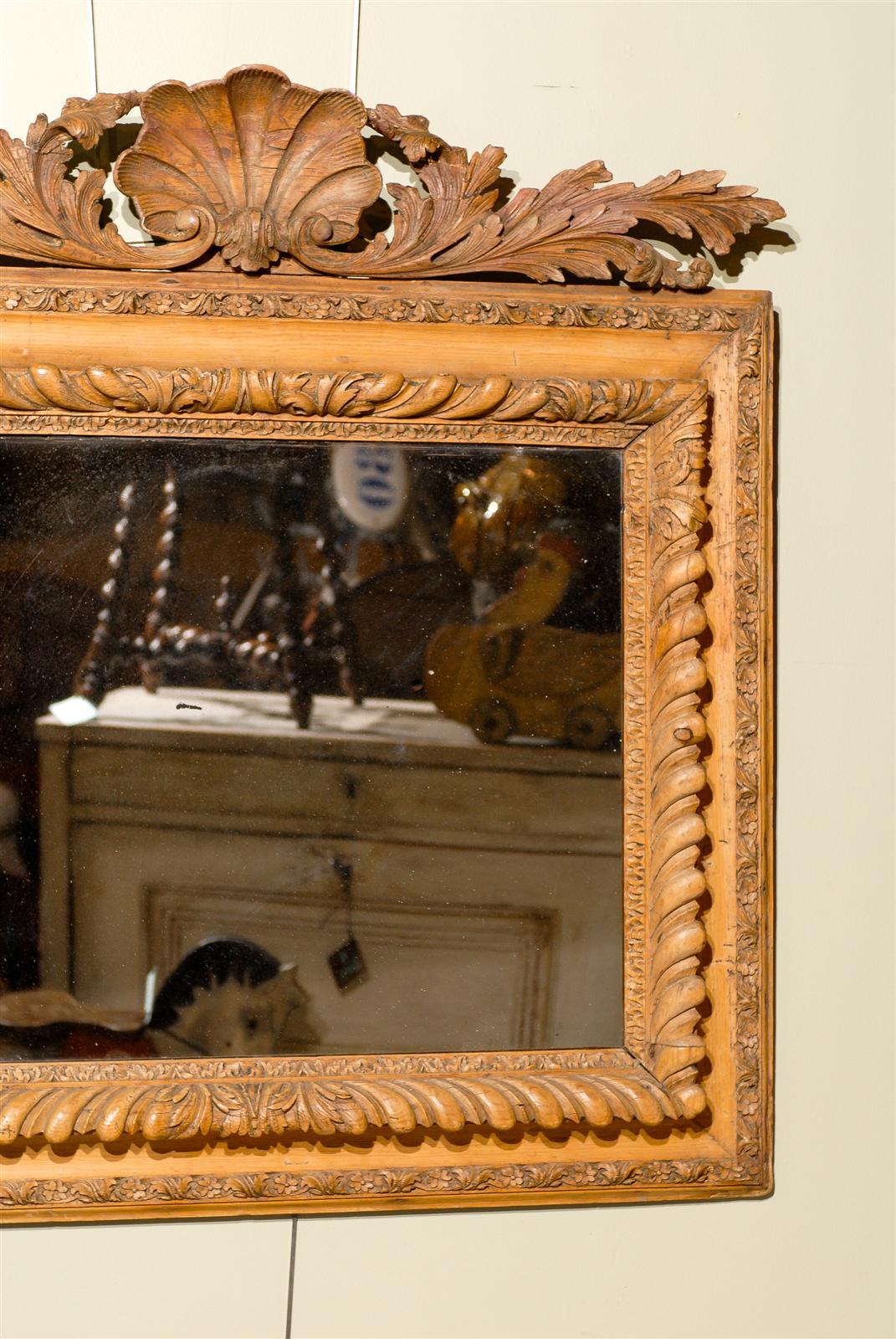19th Century George II Style Giltwood Mirror 6