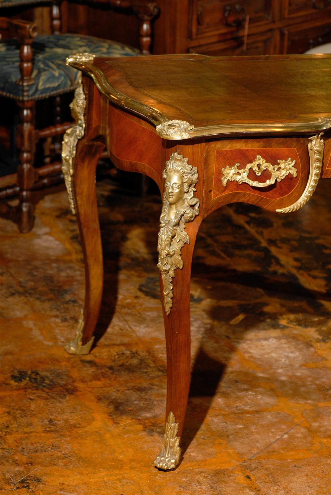 French Marquetry Desk 2