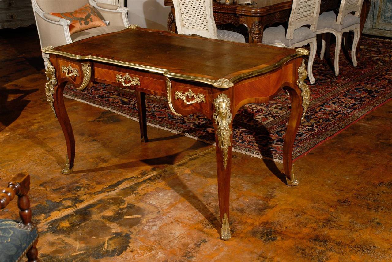 French Marquetry Desk 6