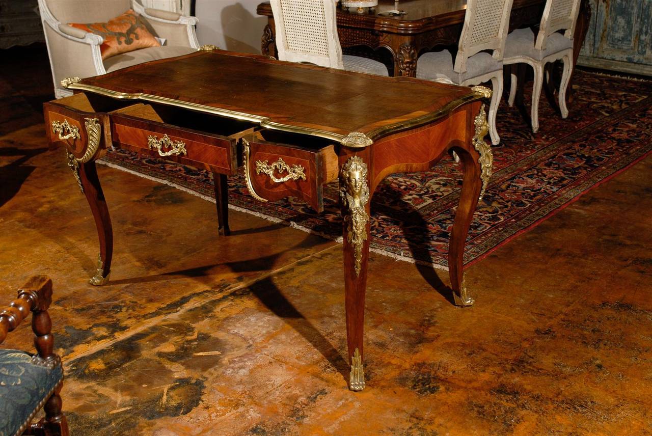 French Marquetry Desk 5