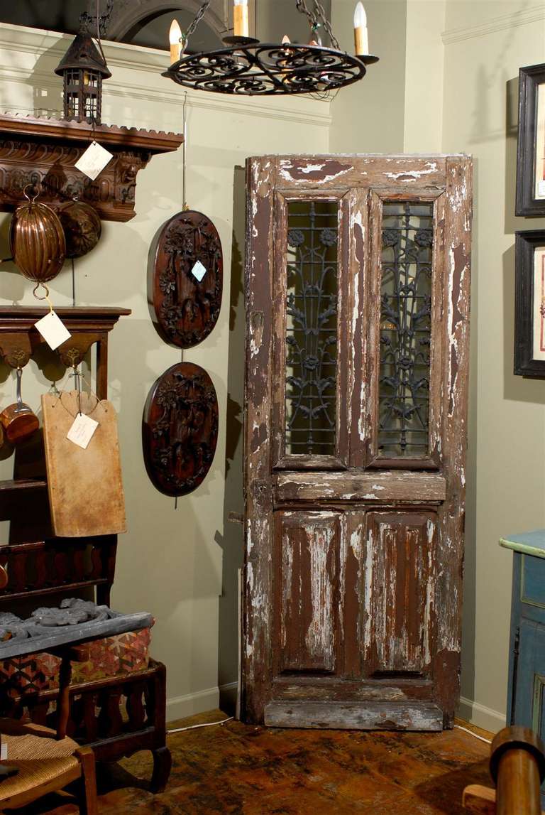 19th Century French Double Door For Sale