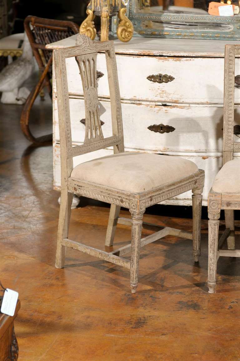 Pair of Swedish Side Chairs 1