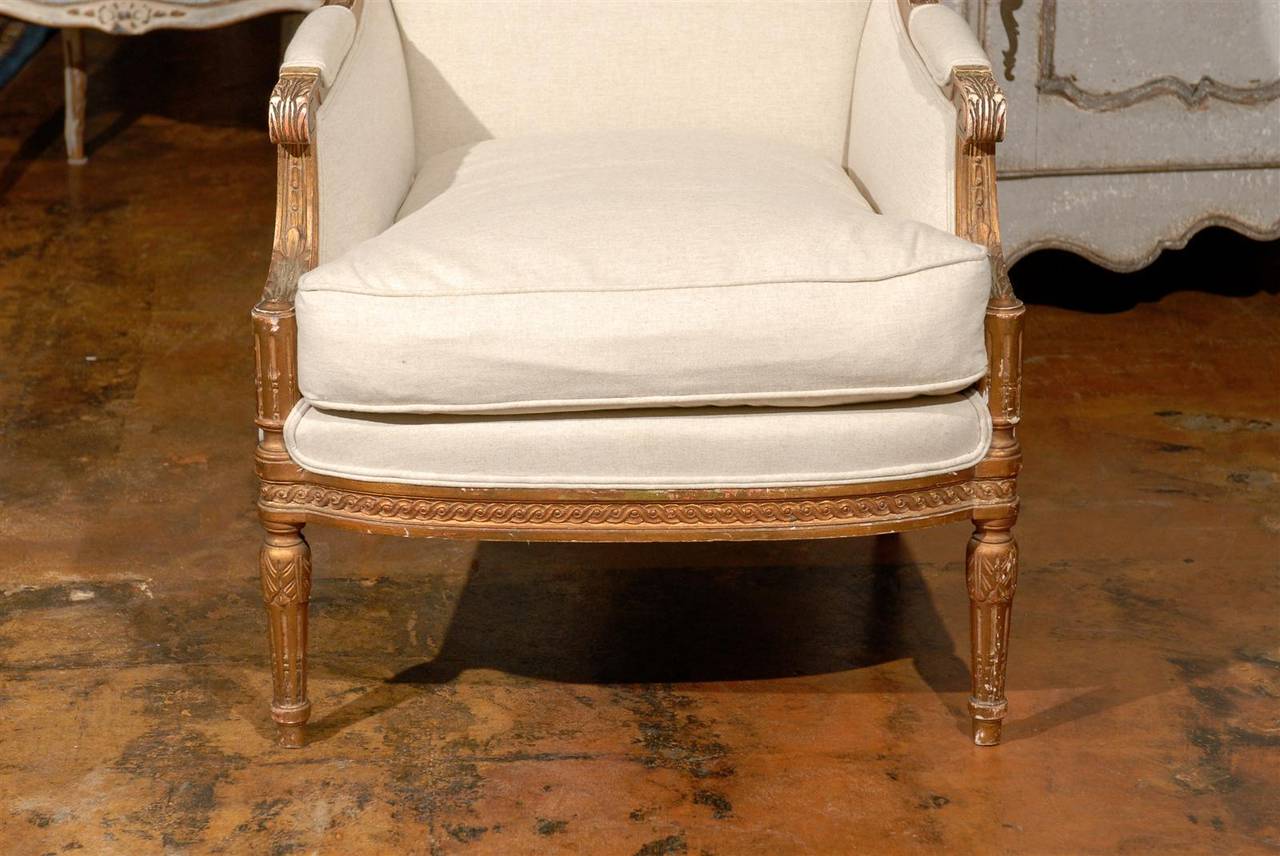 19th Century Pair of French Bergeres