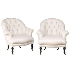 Pair of Tufted Chairs
