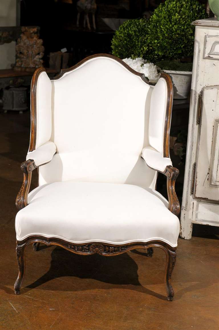 French Wing Chair 3