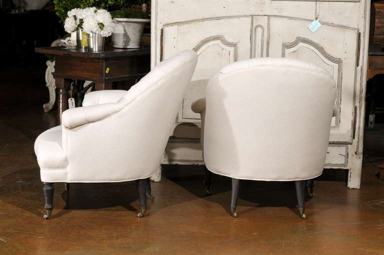 Pair of Tufted Chairs 2