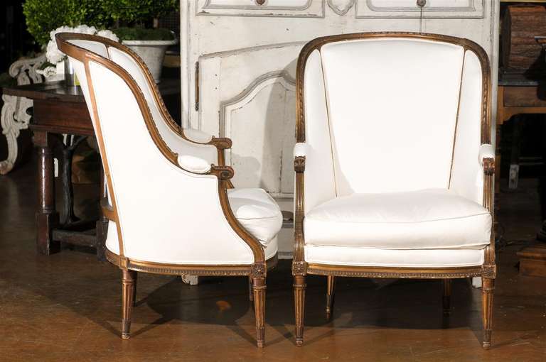 Pair of 19th Century French Bergéres 3