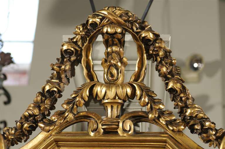 French Gilt Rococo Mirror For Sale 2