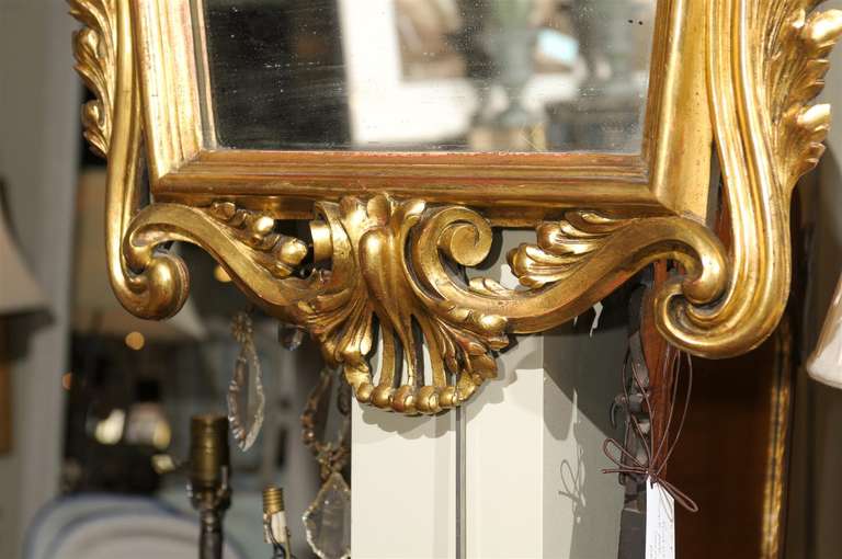 French Gilt Rococo Mirror For Sale 5