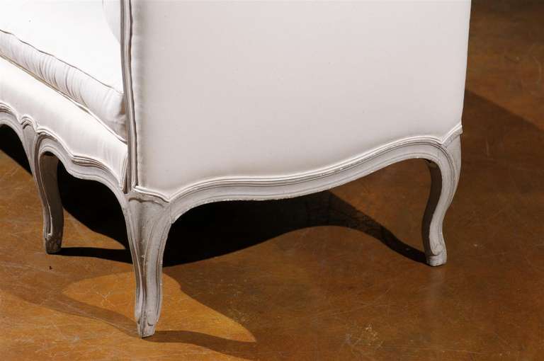 Louis XV Revival Grey Painted Daybed 6