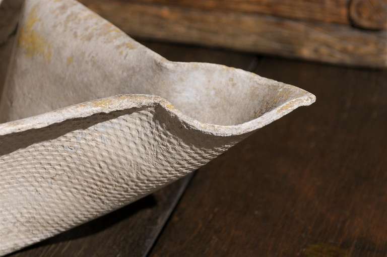 Cement Old Handkerchief Planter