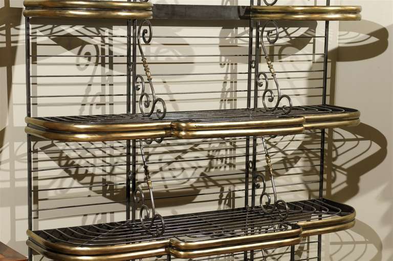 brass bakers racks