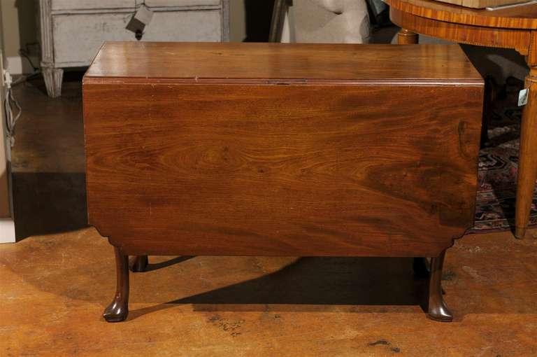 George I Style Mahogany Drop-Leaf Table 1