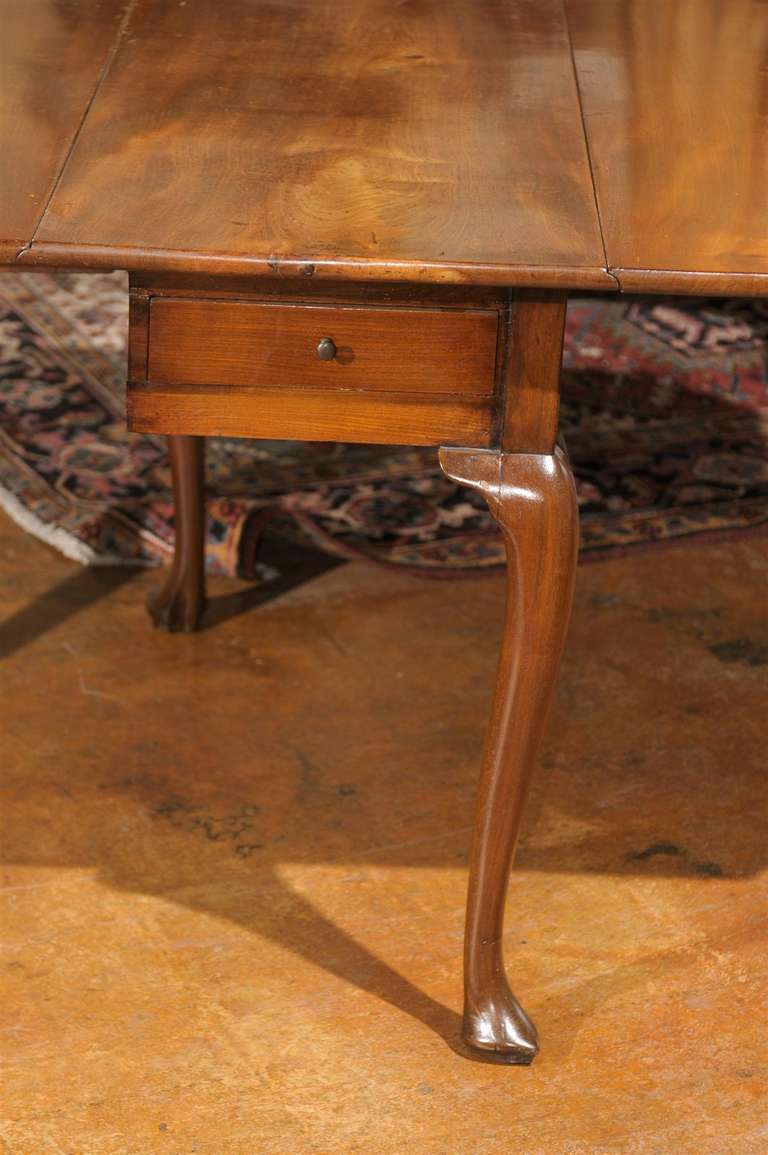 George I Style Mahogany Drop-Leaf Table 4