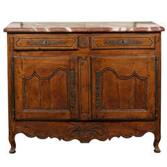 Louis XV Provincial Fruitwood Buffet