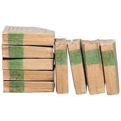 Set of Nine Large French Encyclopedias