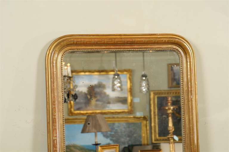 French Louis Phlippe Mirror with Greek Key 1