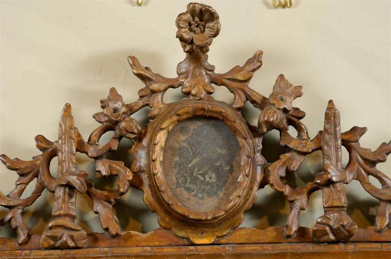 18th Century Giltwood Tuscan Mirror 5