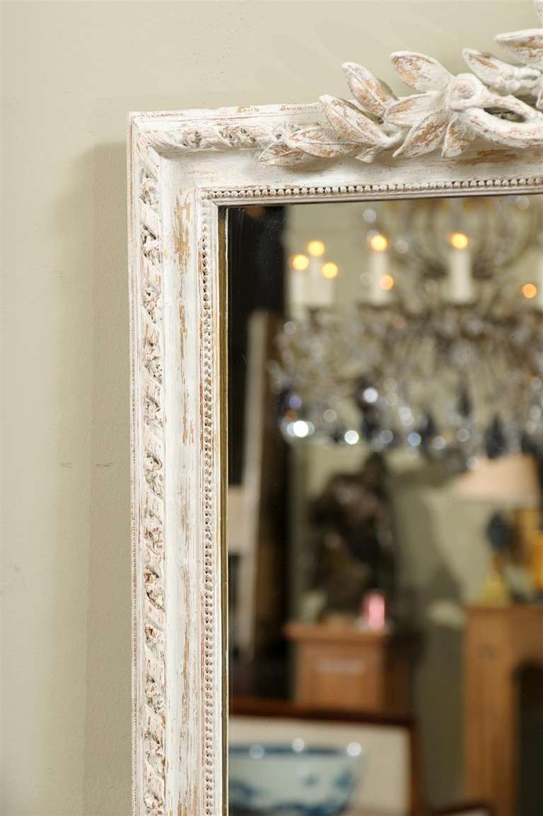 Mercury Glass Mirror with Carved Frame 5