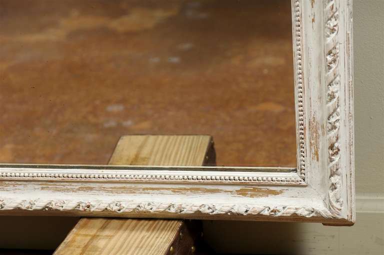 Mercury Glass Mirror with Carved Frame 6