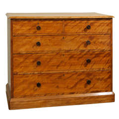 Antique Gillows Satinwood and Birch Dresser
