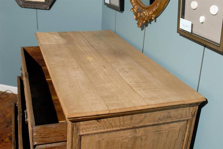 Bleached Oak Commode from Belgium 4