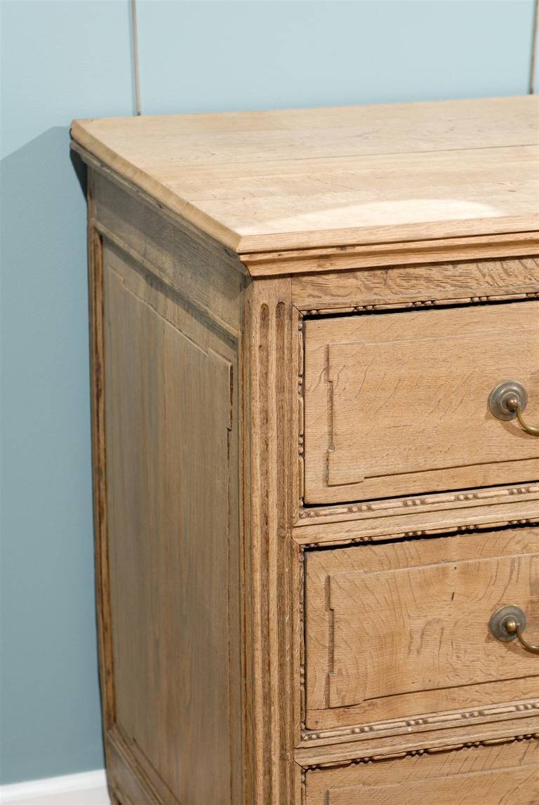 Bleached Oak Commode from Belgium 3