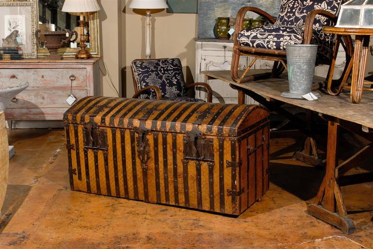 French Domed Top Trunk In Excellent Condition In Atlanta, GA