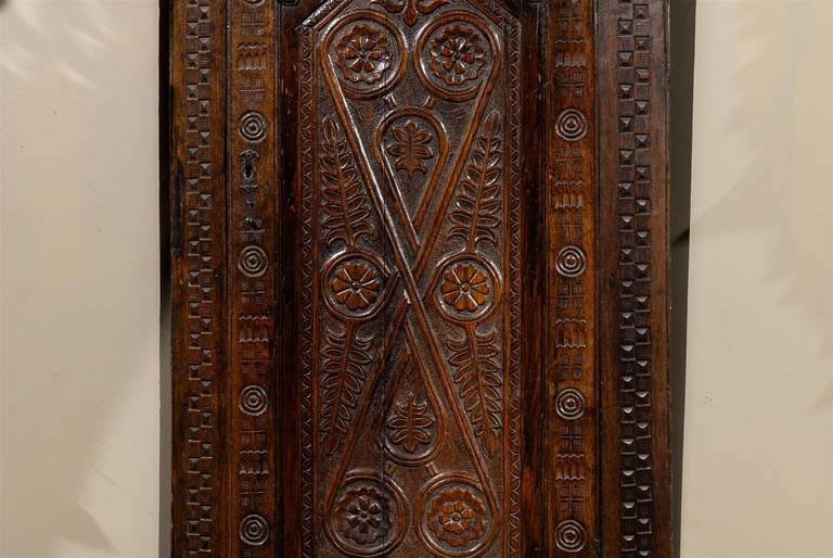 Early 18th Century English Carved Corner Cupboard 3