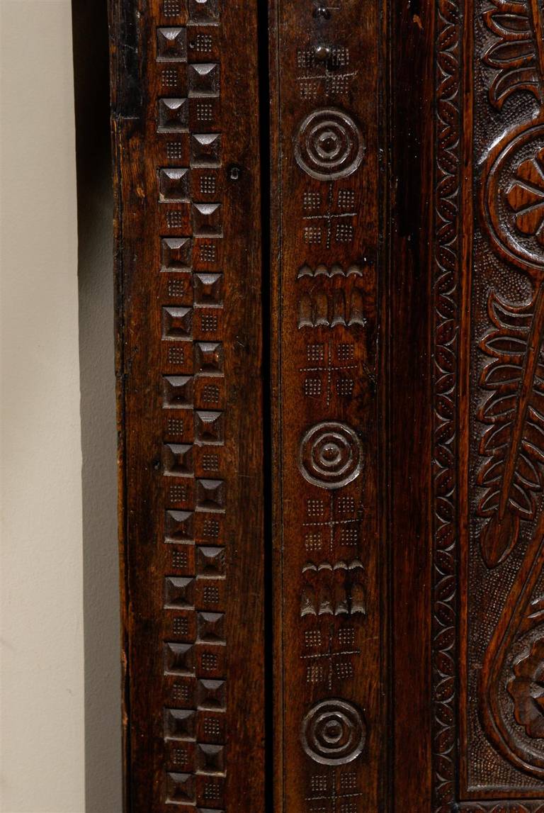 Early 18th Century English Carved Corner Cupboard 4