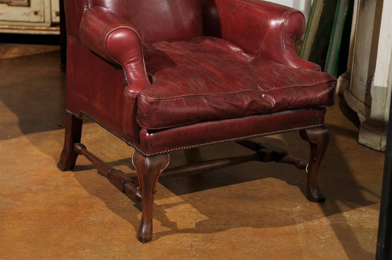 Late 19th Century English Wingback Chair 1