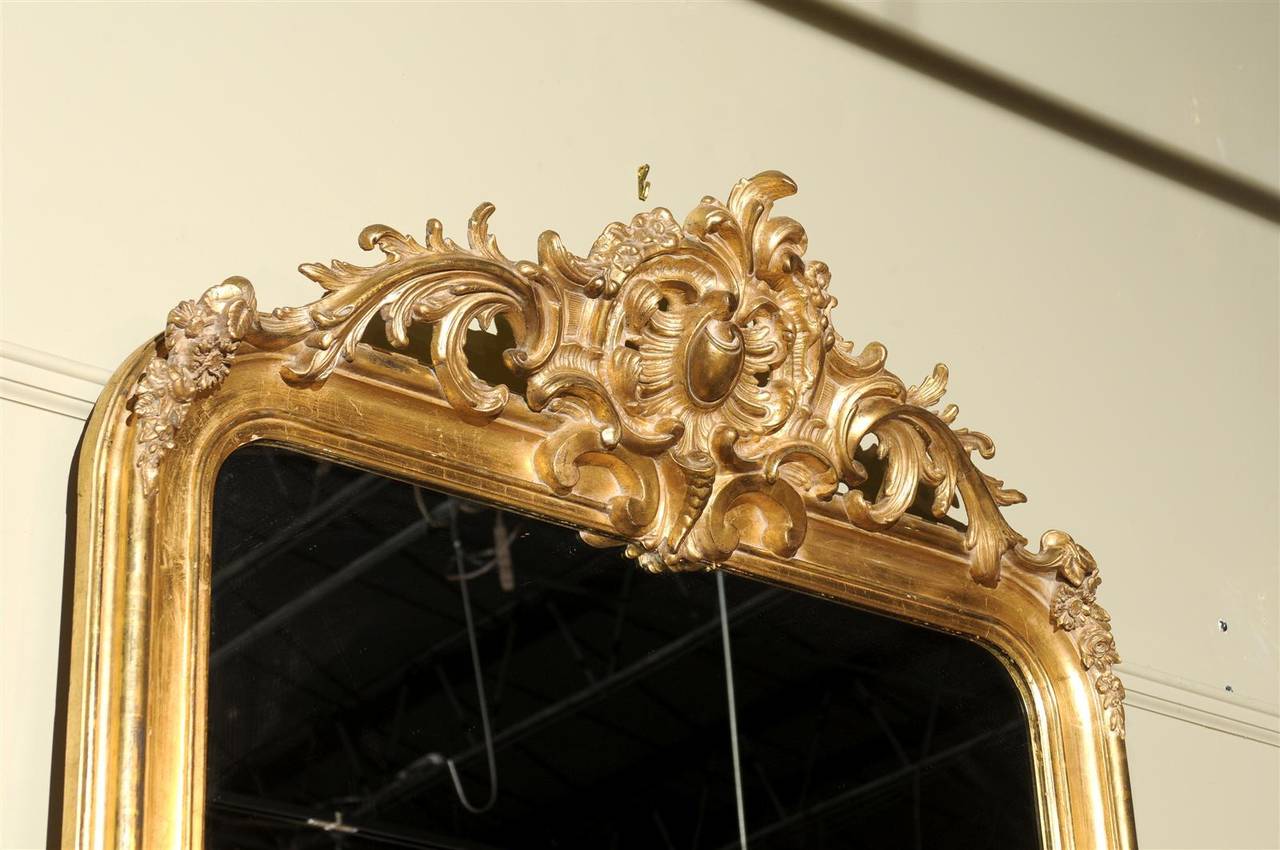 French Giltwood Mirror 1