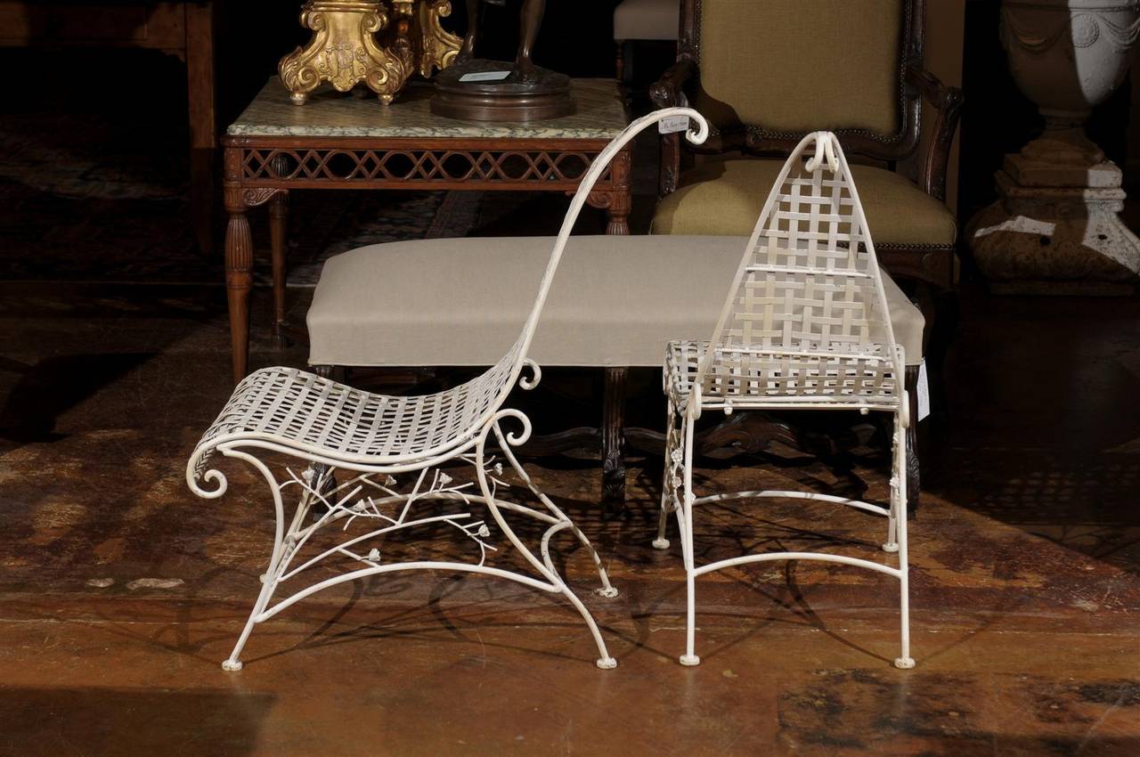 Pair of Vintage Garden Chairs 2