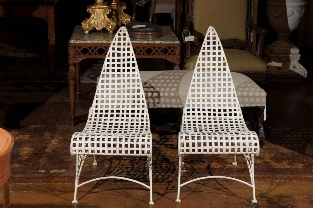 19th Century Pair of Vintage Garden Chairs