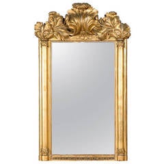 17th Century American Giltwood Rococo Revival Mirror