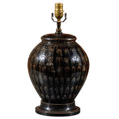 North Carolina Pottery Vase Lamp