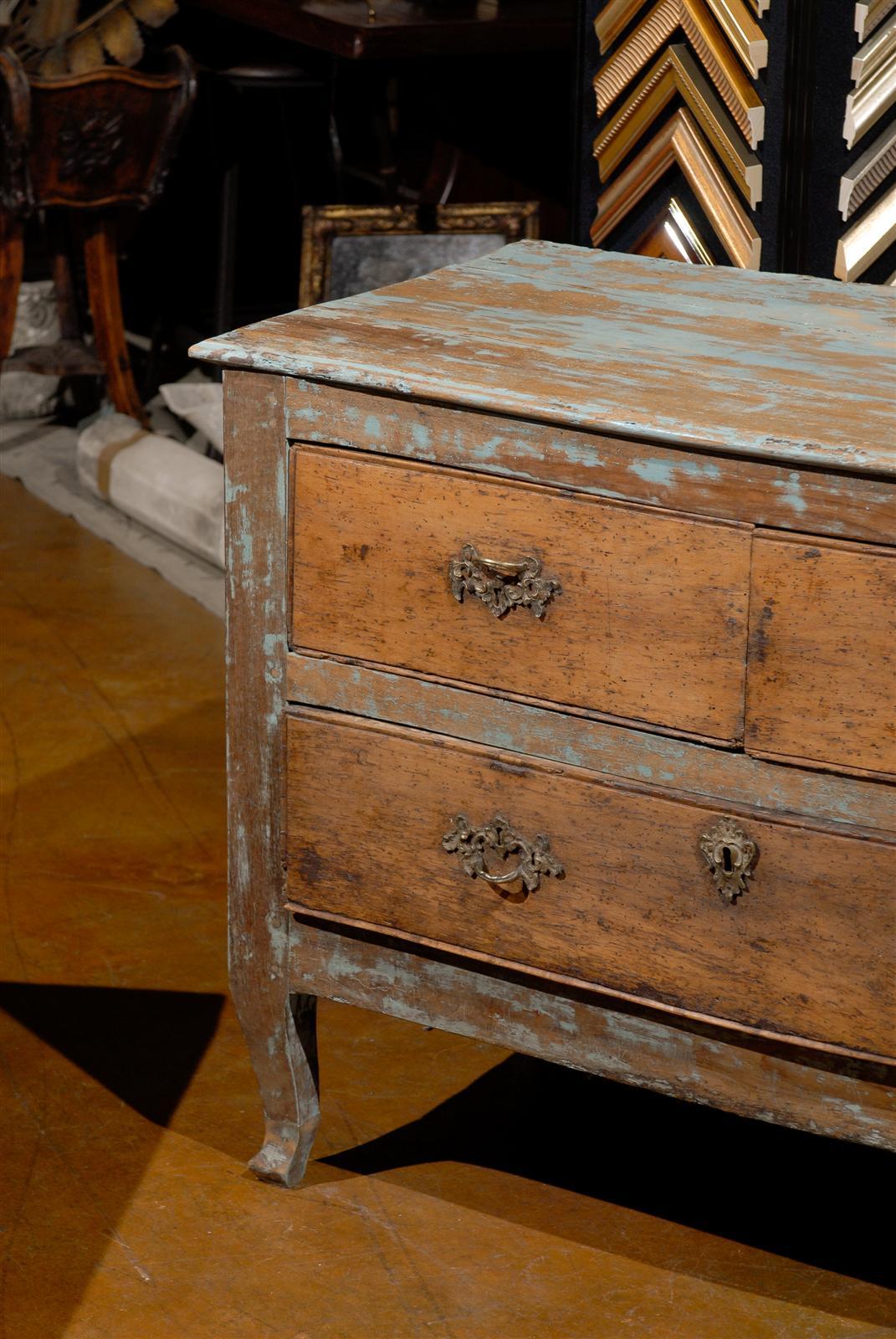 18th Century French Paint Decorated Commode 4