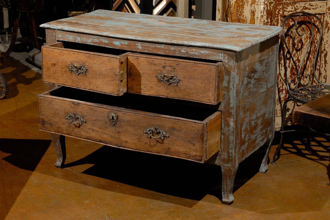 18th Century French Paint Decorated Commode 2