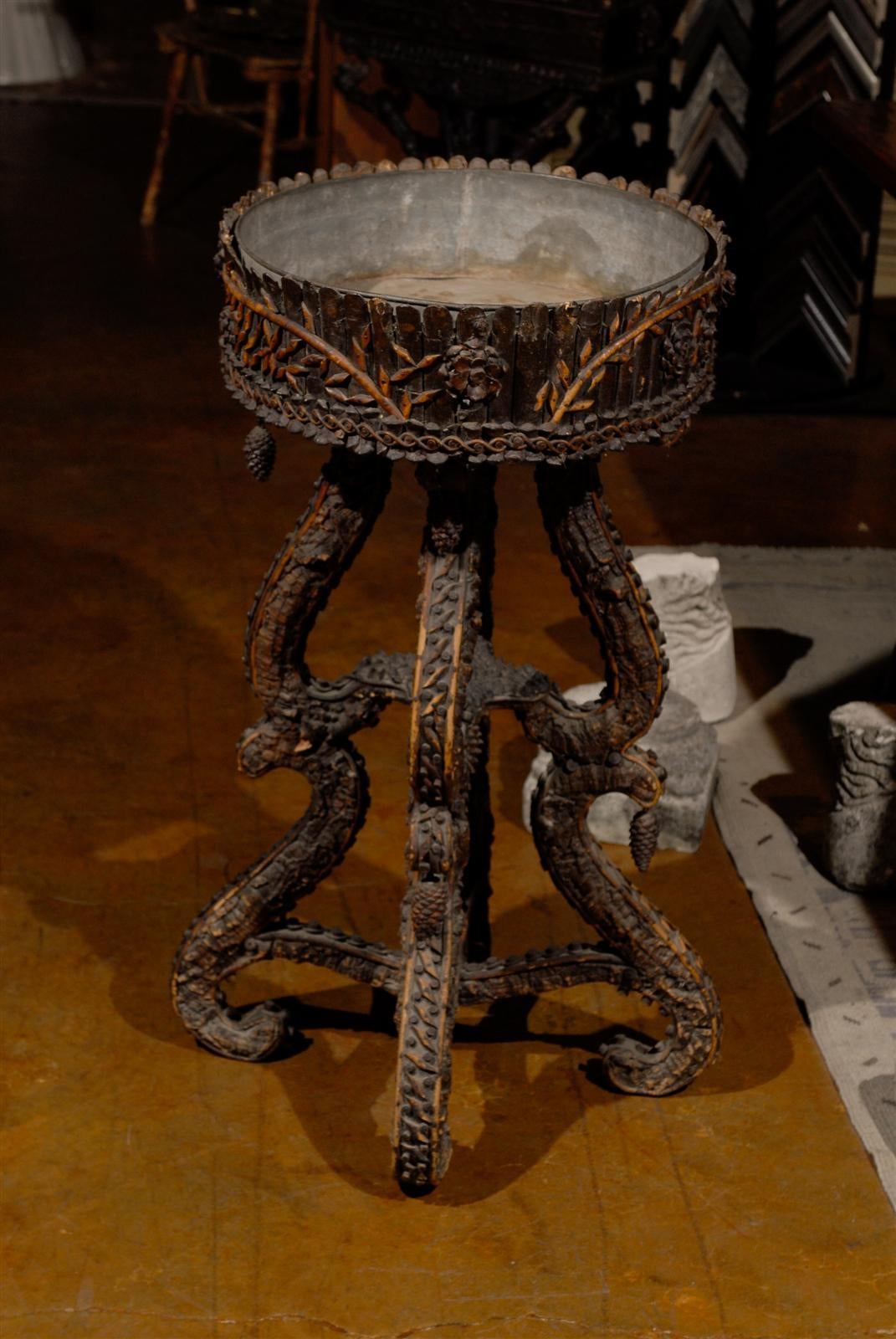 19th Century Black Forest Jardiniere For Sale 2