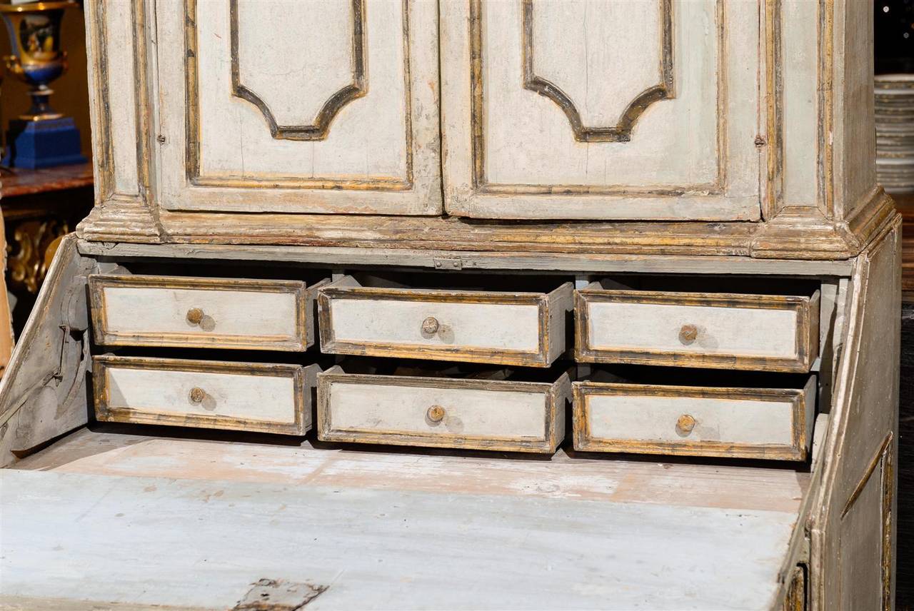 18th Century Italian Paint Decorated Drop-Front Secretaire 6