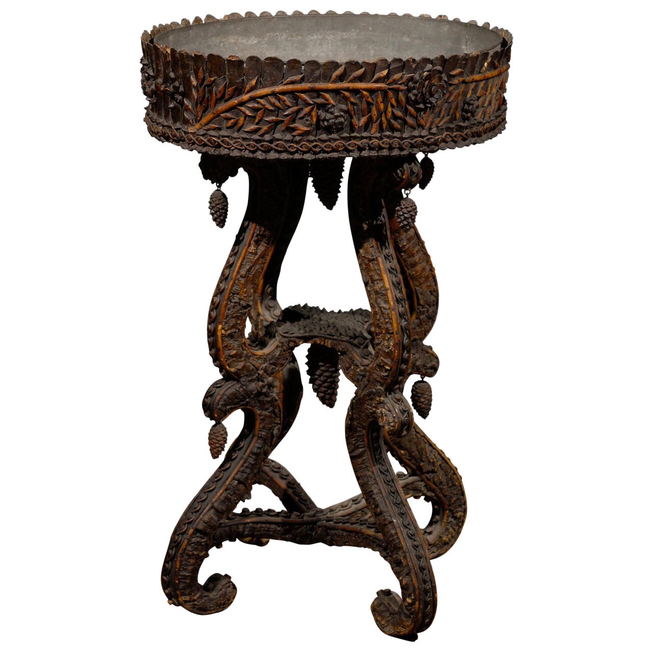 19th Century Black Forest Jardiniere For Sale