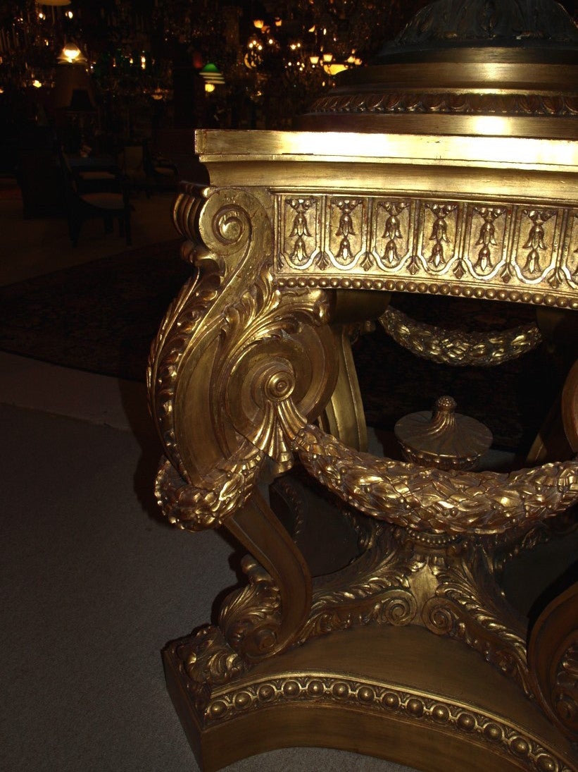 French Antique Pair of Magnificent Pedestals For Sale