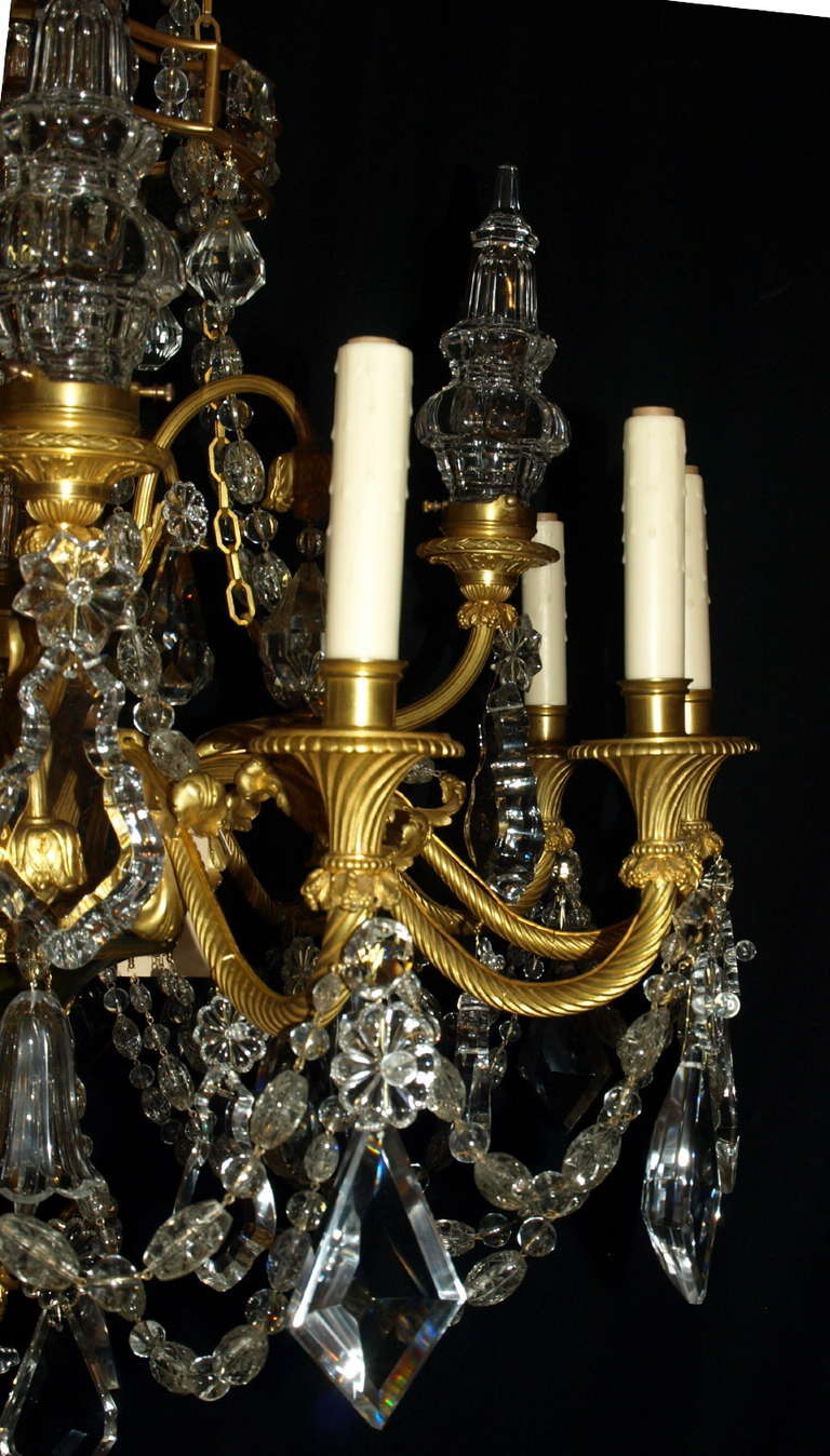 19th Century Antique Chandelier. Louis Philippe Style chandelier For Sale