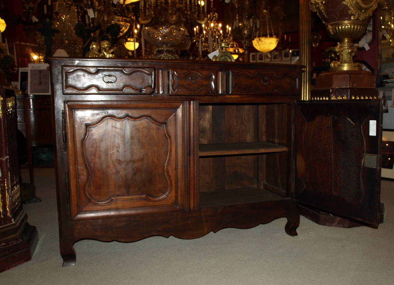 Country Antique French Provincial Style Buffet For Sale