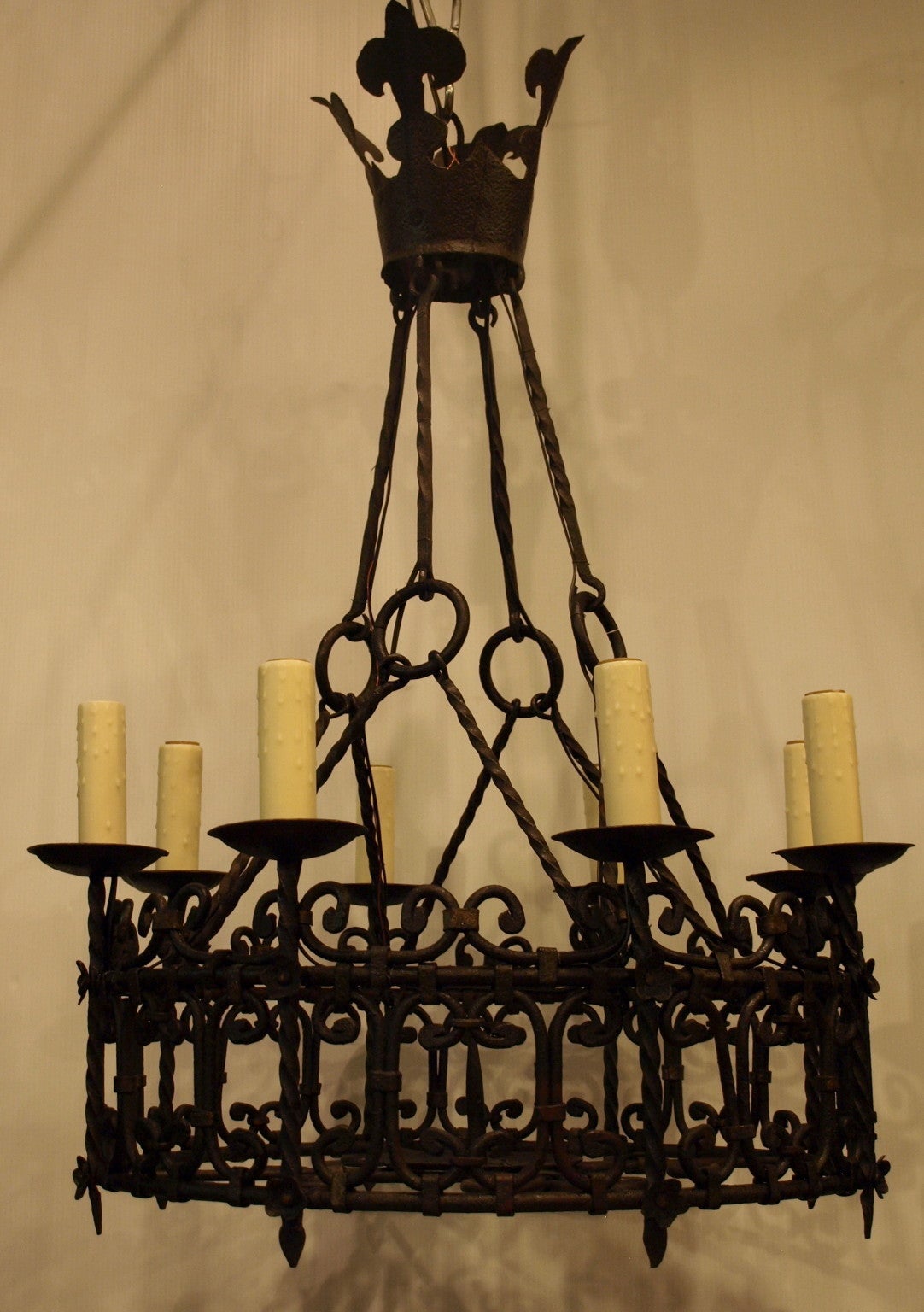 iron chandeliers for sale