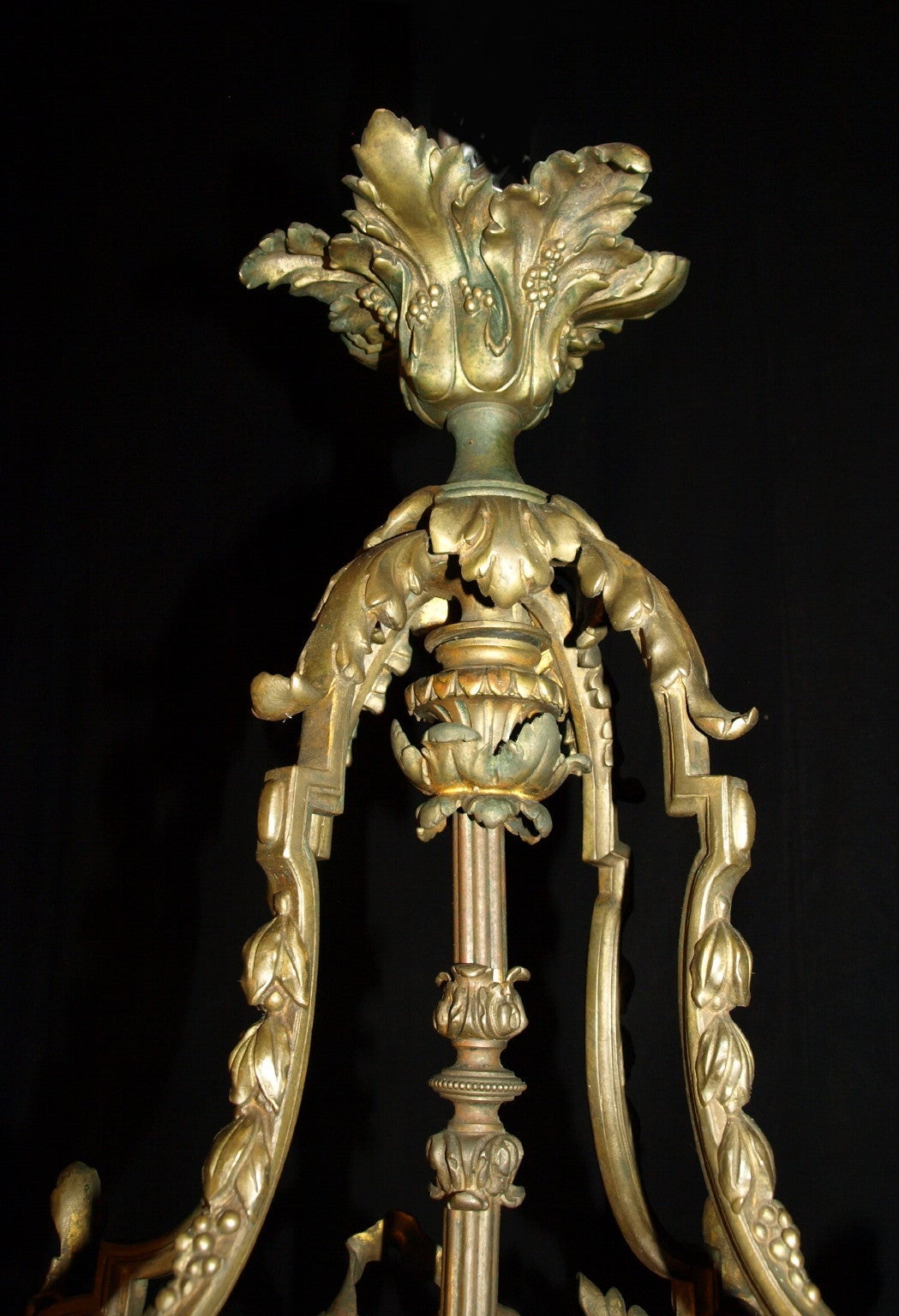 Early 20th Century Antique Chandelier. French Lantern For Sale