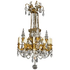 Lustre ancien. Lustre de style Louis Philippe